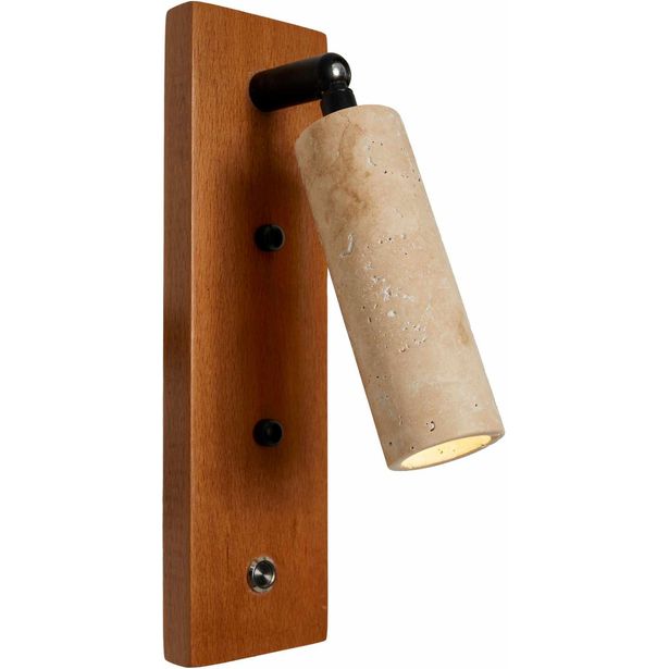 Seinävalaisin Linento Lighting Klein beige/tammi