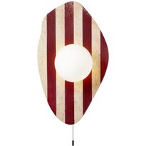 Seinävalaisin Linento Lighting Band beige/valkoinen/punainen