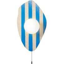 Seinävalaisin Linento Lighting Side beige/valkoinen/sininen