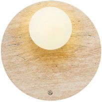 Seinävalaisin Linento Lighting Tor- Look-D beige/valkoinen