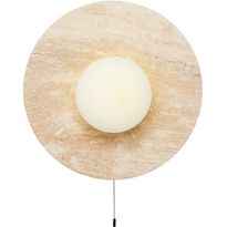 Seinävalaisin Linento Lighting Tor-Nun-B beige/valkoinen