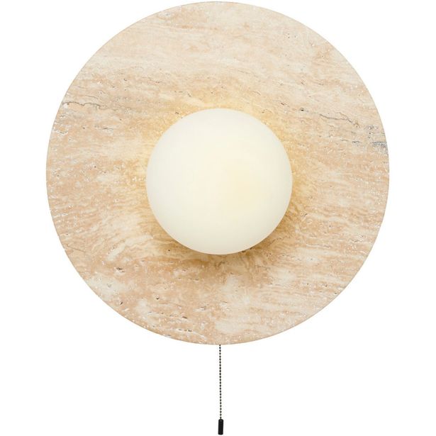 Seinävalaisin Linento Lighting Tor-Nun-B beige/valkoinen