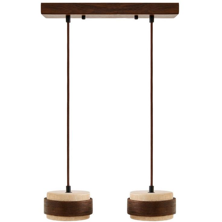 Riippuvalaisin Linento Lighting Lover B 2-osainen beige/saksanpähkinä