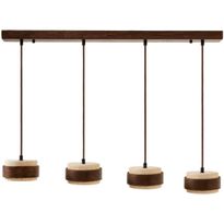 Riippuvalaisin Linento Lighting Lover D 4-osainen beige/saksanpähkinä