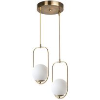 Kattovalaisin Linento Lighting Torrance, Ø25cm, 2-osainen, kulta