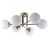 Kattovalaisin Linento Lighting Rosa, 6-osainen, messinki, Verkkokaupan poistotuote