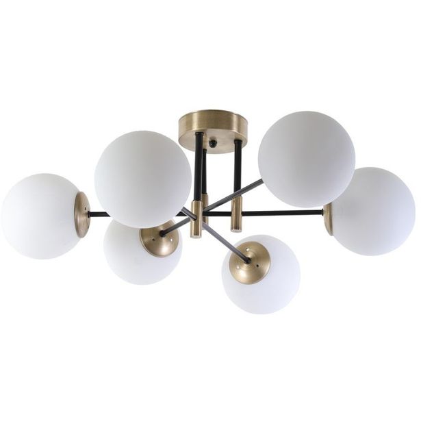 Kattovalaisin Linento Lighting Rosa, 6-osainen, messinki