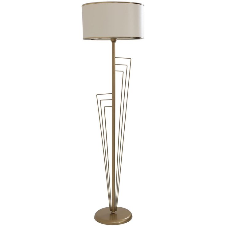 Lattiavalaisin Linento Lighting Finlay, 165cm, messinki