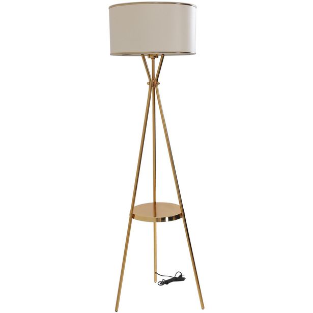 Lattiavalaisin Linento Lighting Venedig, 160cm, kulta