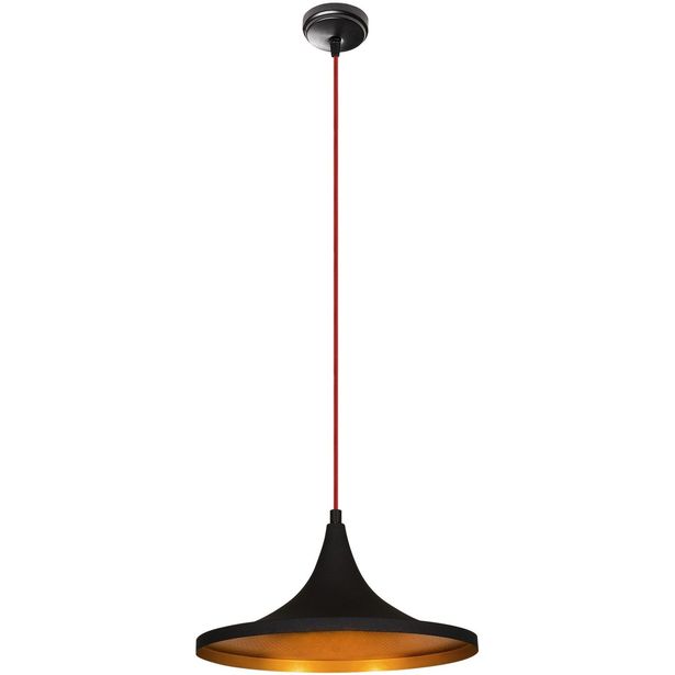 Kattovalaisin Linento Lighting Elmas, Ø35cm, musta
