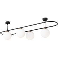 Kattovalaisin Linento Lighting Abakus, 4-osainen, musta