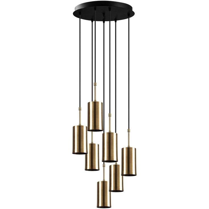 Kattovalaisin Linento Lighting Kem, 7-osainen, kulta