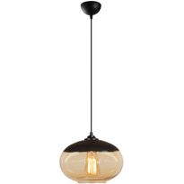Kattovalaisin Linento Lighting Camini, musta/keltainen