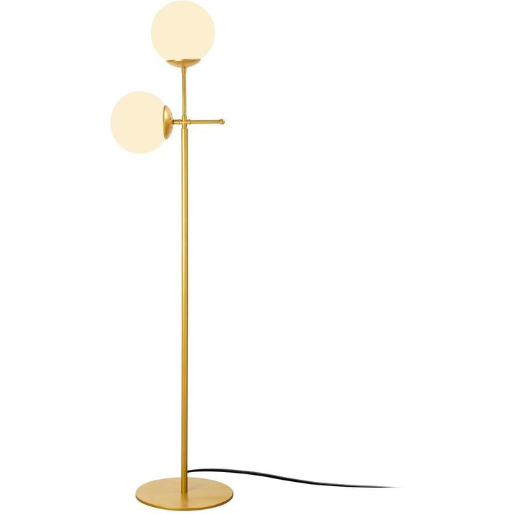 Lattiavalaisin Linento Lighting Tachi, 174cm, 2-osainen, kulta
