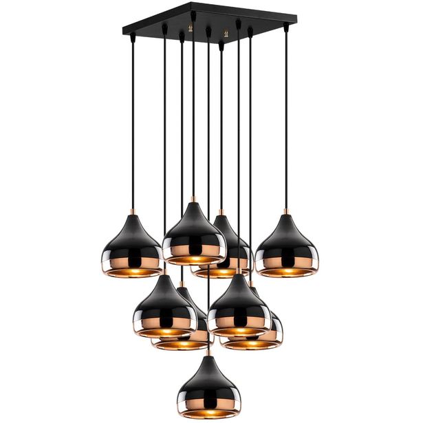 Kattovalaisin Linento Lighting Mint, 9-osainen, musta