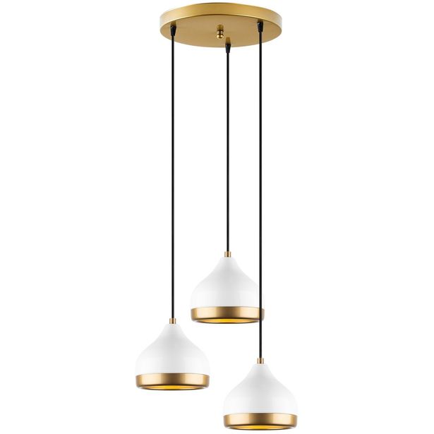 Riippuvalaisin Linento Lighting Yildo M, 3-osainen, pyöreä,  37x37x111cm