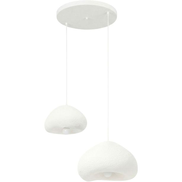 Riippuvalaisin Linento Lighting Lora 30-40-T-Nua, 2-osainen, valkoinen