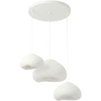 Riippuvalaisin Linento Lighting Lora Set-T-Nua, 3-osainen, valkoinen