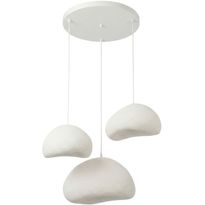 Riippuvalaisin Linento Lighting Loval Set-T-Nua, 3-osainen, valkoinen