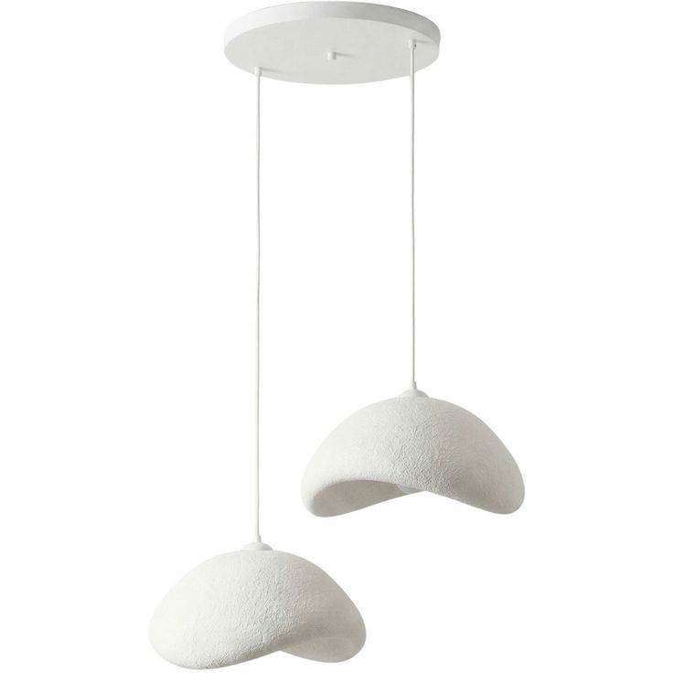 Riippuvalaisin Linento Lighting Luna 50-50-T-Nua, 2-osainen, valkoinen