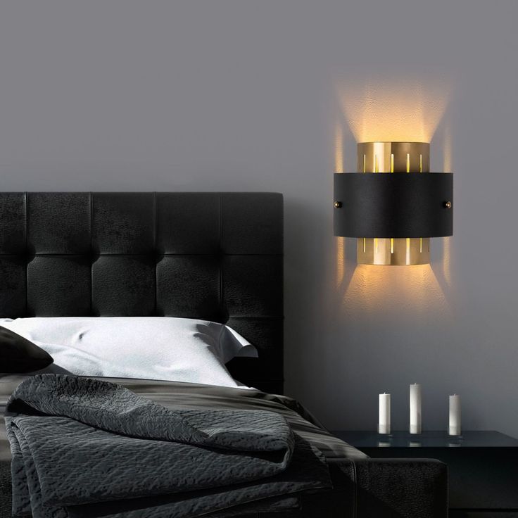 Seinävalaisin Linento Lighting Noctra, kulta/musta