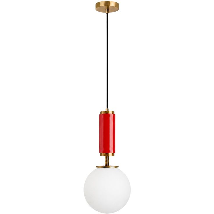 Riippuvalaisin Linento Lighting Moira-20206-F, E27, punainen