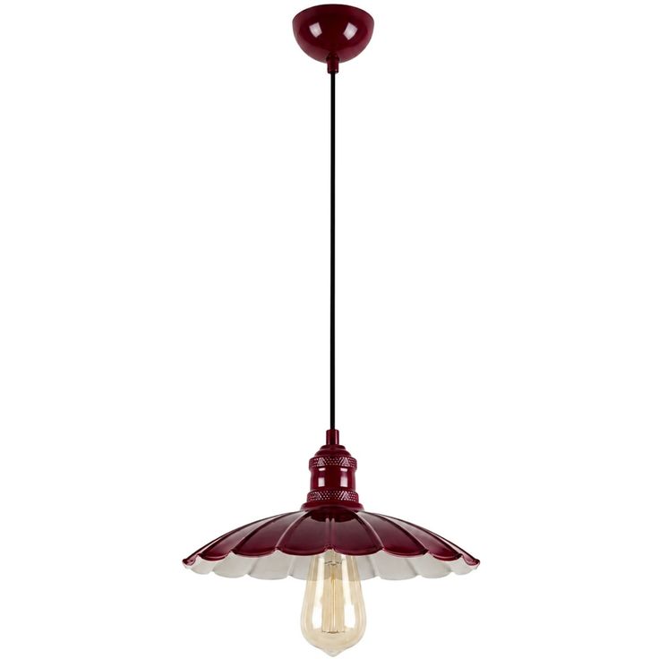 Riippuvalaisin Linento Lighting Volan-20022, E27, burgundi