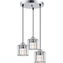 Riippuvalaisin Linento Lighting Yakops, 3-osainen, pyöreä, E27