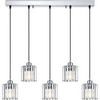 Riippuvalaisin Linento Lighting Yakops, 5-osainen, suora, E27