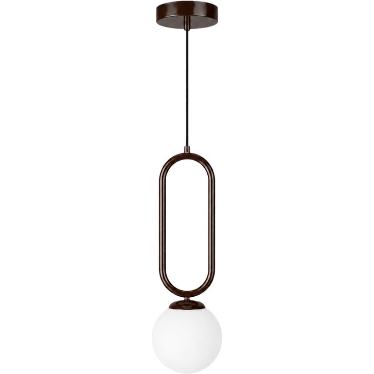 Riippuvalaisin Linento Lighting Loop-20456-F, E27, tummanruskea