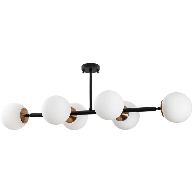 Kattovalaisin Linento Lighting Fazli, 6-osainen, musta