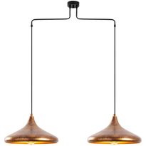 Riippuvalaisin Linento Lighting Barek 11547, 100x35x132cm, patinoitunut kupari