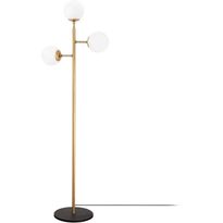 Lattiavalaisin Linento Lighting Atmaca, 163cm, 3-osainen, kulta