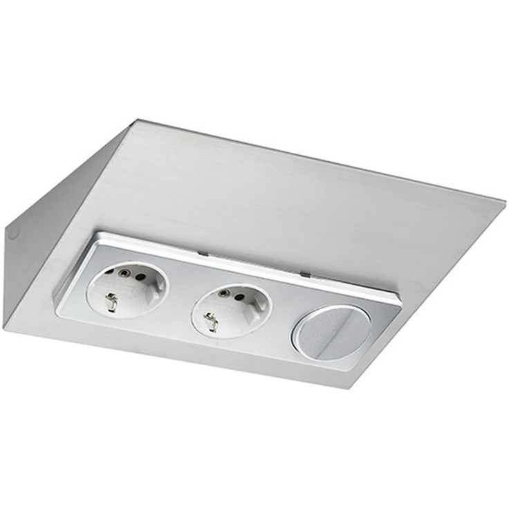 Pistorasia Limente Luxa-32, 30W, 24V LED-virtalähde, kaksoiskytkin, rst