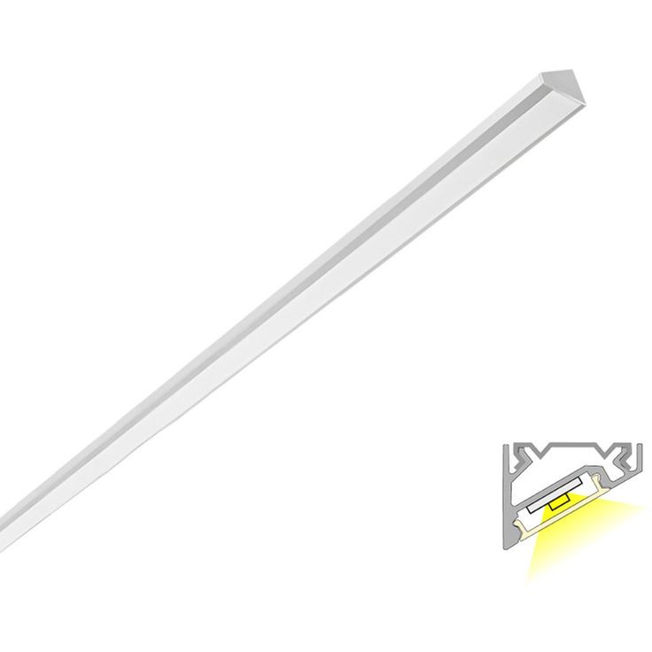 LED-profiili Limente LED-LUXOR 20 COM, 4000K, 28W, alumiini, 2m