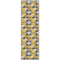 Matto Linento WOOYLK0058, 100x150cm, keltainen/harmaa