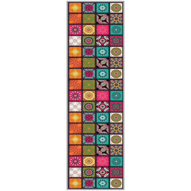 Käytävämatto Linento WOOYLK0089, 80x250cm, monivärinen