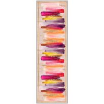 Käytävämatto Linento Vesper 80x250cm pinkki/keltainen