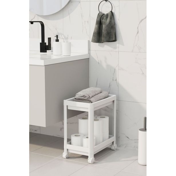 Hylly pyörillä Linento Furniture TKRLKKT-2K, 23x36x40cm, eri värejä