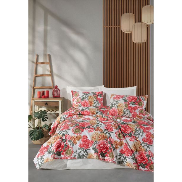 Parivuoteen päiväpeitto + 2 tyynyliinaa Linento Lotus, 200x230cm + 50x70cm, eri värejä