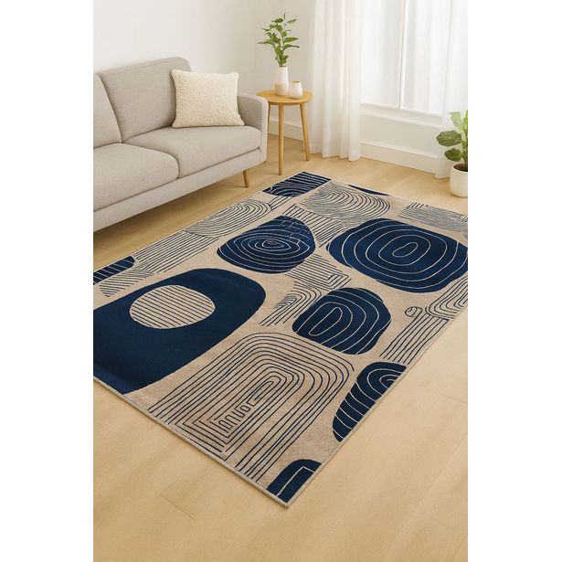 Matto Linento Saari (BSR-6), sininen, eri kokoja