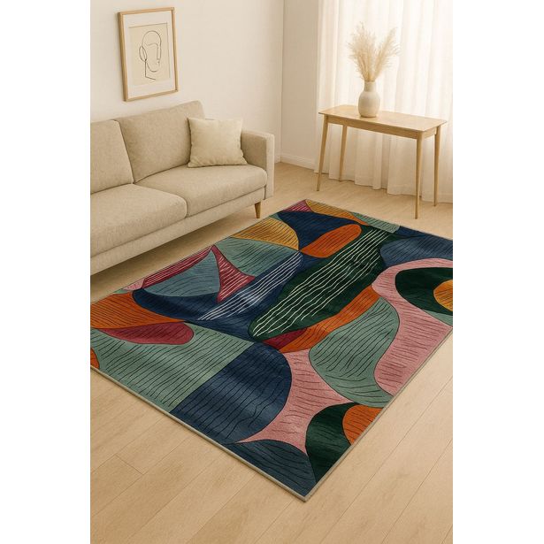 Matto Linento Solju (BSR-9), monivärinen, eri kokoja