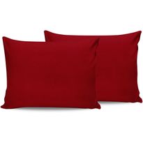 Tyynyliina Linento Maroon, 50x80cm, 2kpl, kastanjanruskea