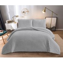Parivuoteen päiväpeitto + 2 tyynyliinaa Linento Dama, 230x250cm + 50x70cm, eri värejä