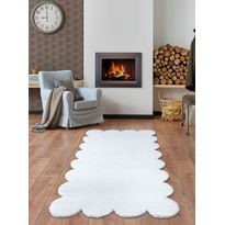 Käytävämatto Linento Laser Plush, 80x150cm, valkoinen