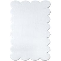 Matto Linento Laser Plush, 120x180cm, valkoinen
