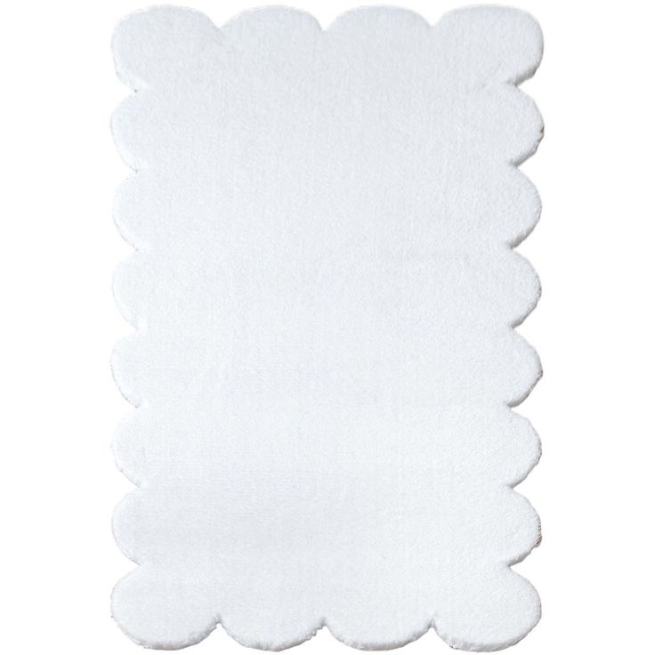 Matto Linento Laser Plush, 120x180cm, valkoinen