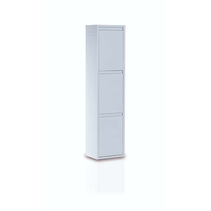 Jätteiden lajittelukaappi Linento Furniture Doplo 3, 33x136cm