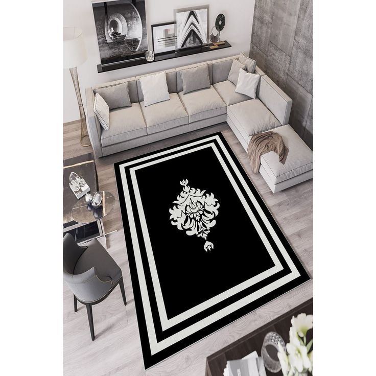Matto Linento W751, 120x180cm, musta