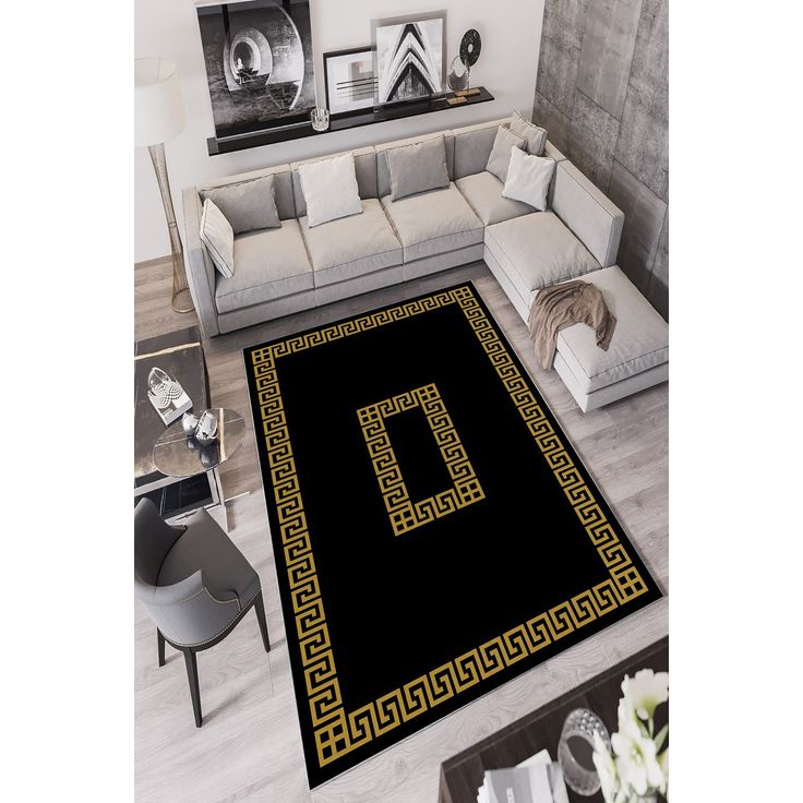 Matto Linento W871, 60x100cm, musta